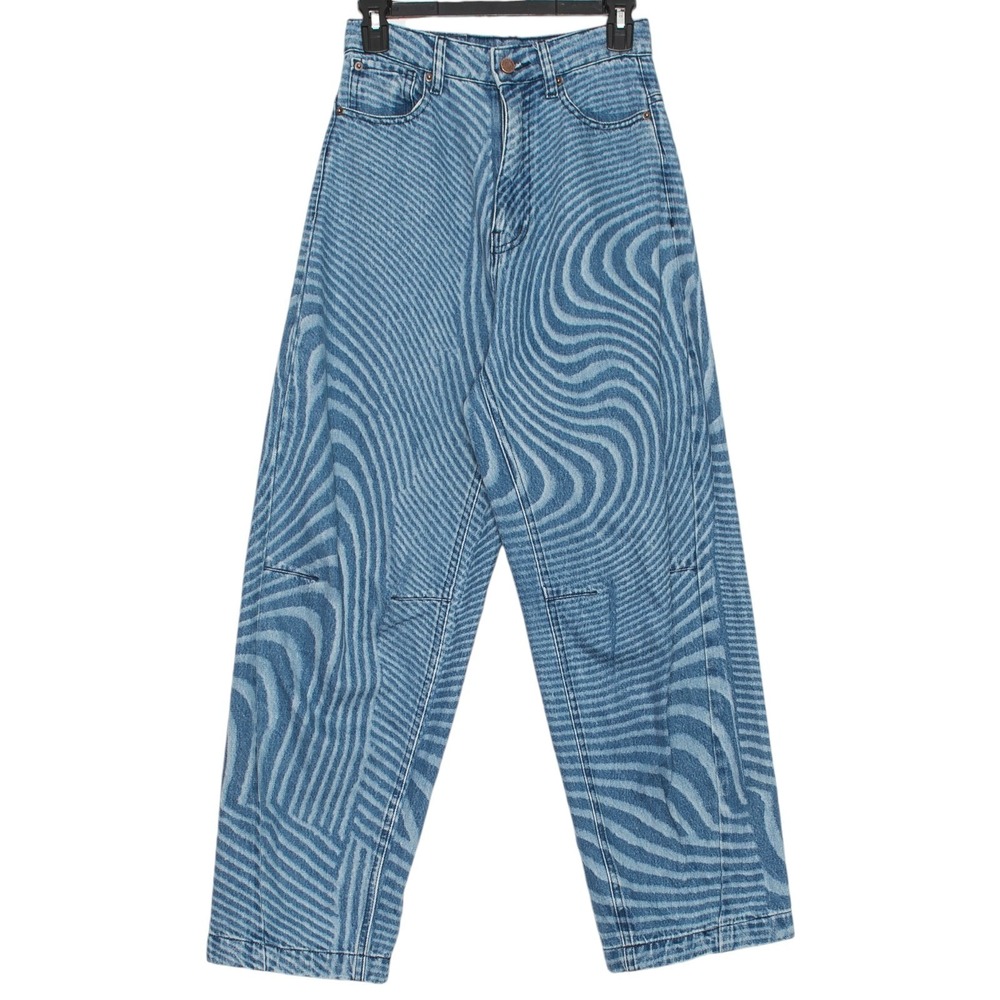 BDG Jeans Rih Extreme Baggy High Rise Y2K Streetwear Grunge 90s Indie Blue 25